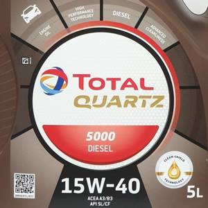 Total Quartz 5000 Diesel 15W40 5L
