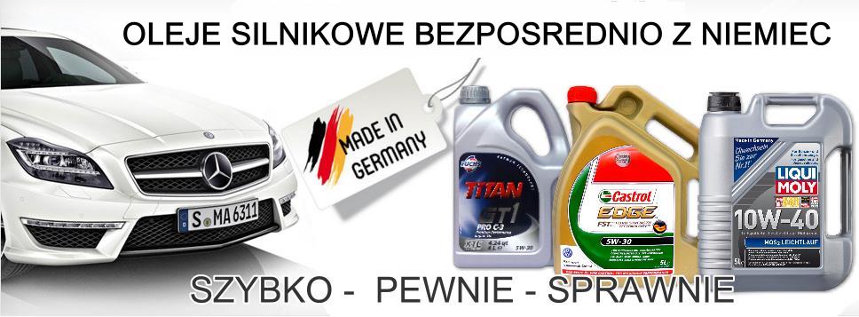 Sklep internetoy kolegaberlin.pl - oryginalne oleje silnikowe bezpośrednio z Niemiec!