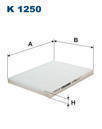 Filtr kabinowy Filtron K 1250