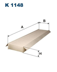 Filtr kabinowy Filtron K 1148