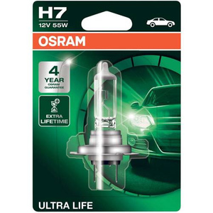 H7 Osram Ultra Life - 12V - 55W - PX26d