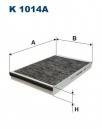 Filtr kabinowy węglowy Filtron K 1014A