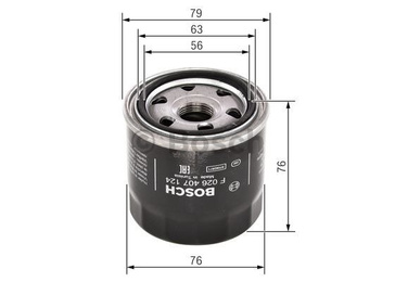 Filtr oleju P 7124 Bosch F 026 407 124