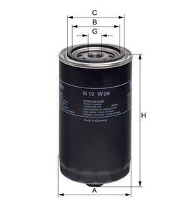 Filtr oleju Hengst H19W06