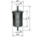 Filtr paliwa F 2161 Bosch 0 450 902 161