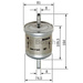 Filtr paliwa F 5264 Bosch 0 450 905 264