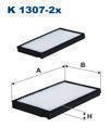 Filtr kabinowy Filtron K 1307-2x
