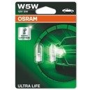 W5W Osram Ultra Life - 12V - 5W - W2,1x9,5d