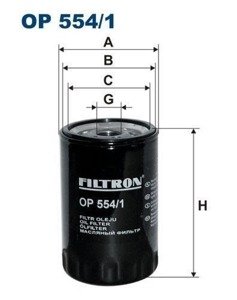 Filtr oleju Filtron OP 554/1
