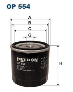 Filtr oleju Filtron OP 554