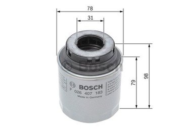 Filtr oleju P 7183 Bosch F 026 407 183