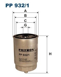 Filtr paliwa Filtron PP 932/1