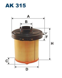 Filtr powietrza Filtron AK 315
