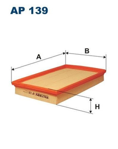 Filtr powietrza Filtron AP 139
