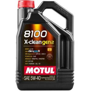 Motul 8100 X-Clean Gen2 5W40 5L