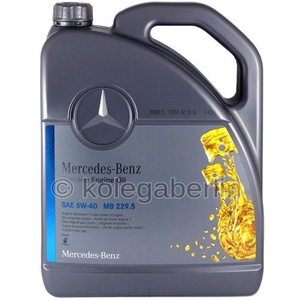 Oryginalny olej Mercedes 5W40 MB 229.5 5L