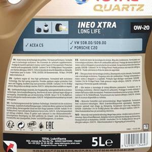 Total Quartz Ineo Xtra Long Life 0W20 5L